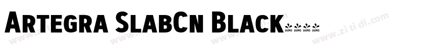 Artegra SlabCn Black字体转换